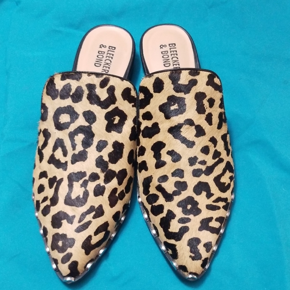 Animal Print Mules